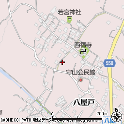 滋賀県大津市八屋戸373周辺の地図