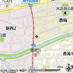 愛知県名古屋市名東区香坂1801周辺の地図