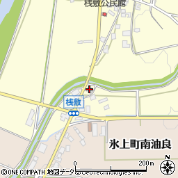 兵庫県丹波市氷上町桟敷491周辺の地図