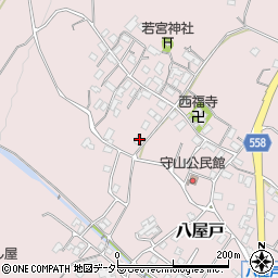 滋賀県大津市八屋戸345周辺の地図