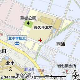 草掛公園周辺の地図