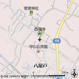滋賀県大津市八屋戸377周辺の地図