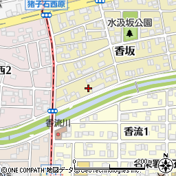 愛知県名古屋市名東区香坂1818周辺の地図