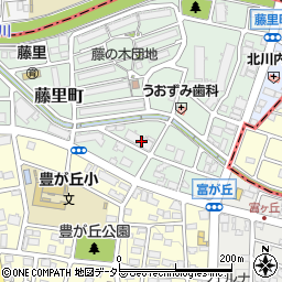 愛知県名古屋市名東区藤里町2003周辺の地図