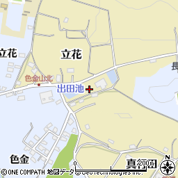 愛知県長久手市立花2888周辺の地図
