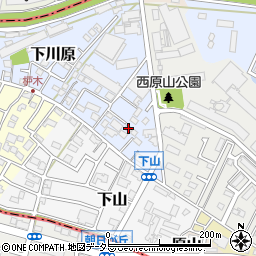 愛知県長久手市下川原18-24周辺の地図