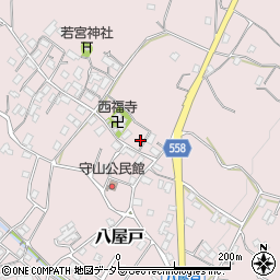 滋賀県大津市八屋戸297周辺の地図