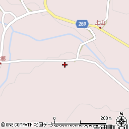 島根県雲南市吉田町上山129周辺の地図