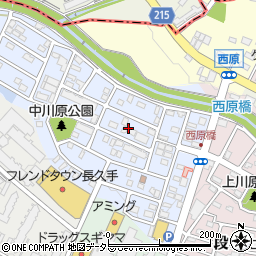 愛知県長久手市上川原14周辺の地図