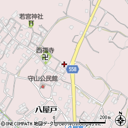 滋賀県大津市八屋戸294周辺の地図