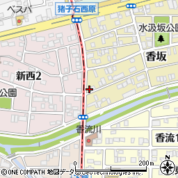 愛知県名古屋市名東区香坂1731周辺の地図