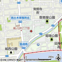 愛知県名古屋市西区数寄屋町周辺の地図