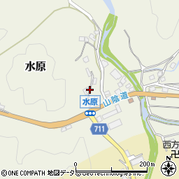 京都府船井郡京丹波町水原上の山周辺の地図