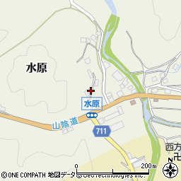 京都府京丹波町（船井郡）水原（上の山）周辺の地図