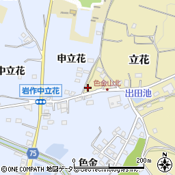 愛知県長久手市立花2907周辺の地図