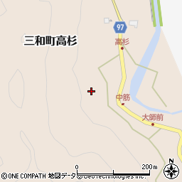 京都府福知山市三和町高杉334周辺の地図