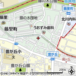 愛知県名古屋市名東区藤里町2006周辺の地図
