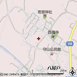 滋賀県大津市八屋戸344周辺の地図