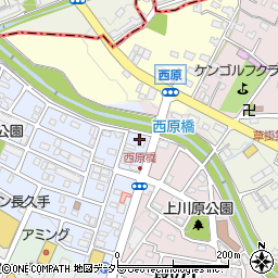 愛知県長久手市上川原21周辺の地図