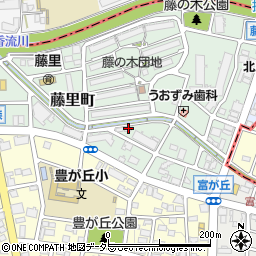 愛知県名古屋市名東区藤里町2002周辺の地図