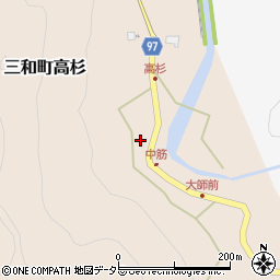 京都府福知山市三和町高杉325周辺の地図