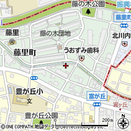 愛知県名古屋市名東区藤里町2004周辺の地図