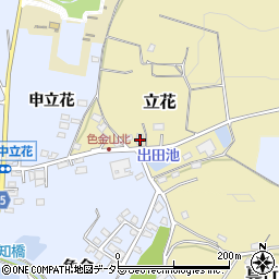 愛知県長久手市立花2902周辺の地図