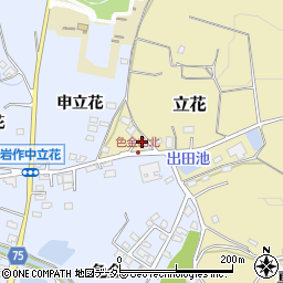 愛知県長久手市立花2904周辺の地図