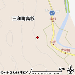 京都府福知山市三和町高杉353周辺の地図