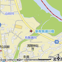 エホバの証人の富士市富士川会衆周辺の地図