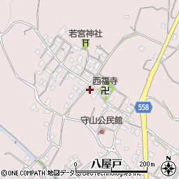 滋賀県大津市八屋戸375周辺の地図