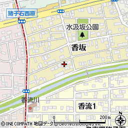 愛知県名古屋市名東区香坂1811周辺の地図