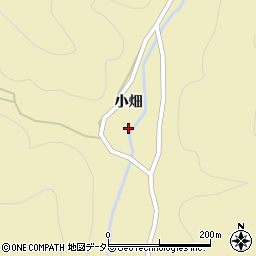 京都府南丹市日吉町生畑小畑周辺の地図