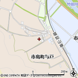兵庫県丹波市市島町与戸573周辺の地図