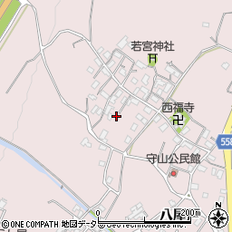 滋賀県大津市八屋戸336周辺の地図