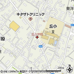 丘小学校周辺の地図