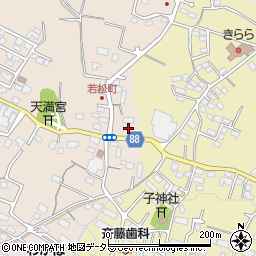 ミニストップ富士若松町店周辺の地図