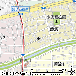 愛知ガラスステーション名東区香坂周辺の地図