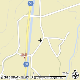 岡山県真庭郡新庄村5446周辺の地図