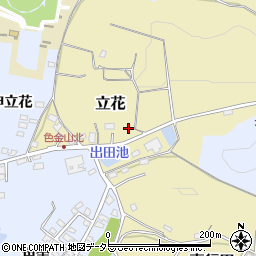 愛知県長久手市立花2896周辺の地図