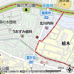 愛知県名古屋市名東区藤里町26周辺の地図