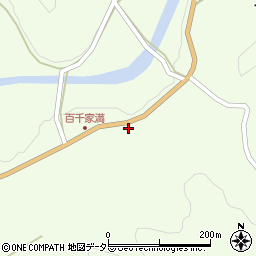 兵庫県宍粟市一宮町百千家満283周辺の地図