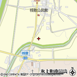 兵庫県丹波市氷上町桟敷523周辺の地図