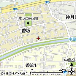 愛知県名古屋市名東区香坂1525周辺の地図