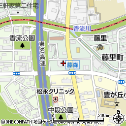 愛知県名古屋市名東区藤里町303周辺の地図