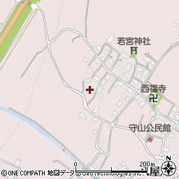 滋賀県大津市八屋戸328周辺の地図