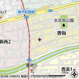 愛知県名古屋市名東区香坂1706周辺の地図
