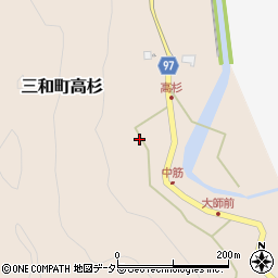 京都府福知山市三和町高杉358周辺の地図