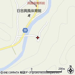 京都府南丹市日吉町田原堀尻周辺の地図