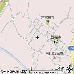 滋賀県大津市八屋戸338周辺の地図